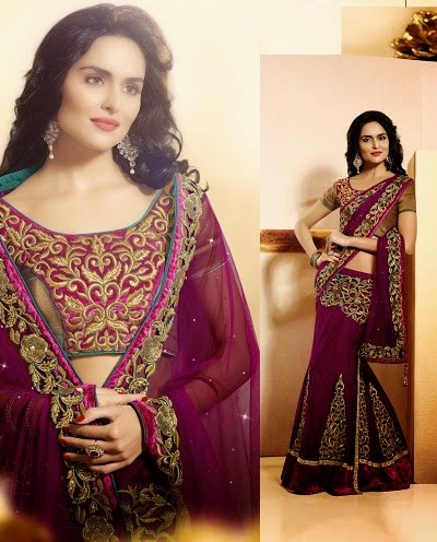 Luxury Charm Designer Lehenga Saree 1