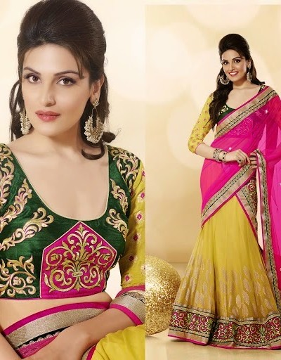 Luxury Charm Designer Lehenga Saree 1