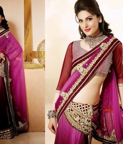 Luxury Charm Designer Lehenga Saree 1