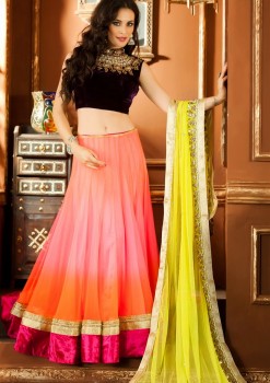 Bollywood Style Multicolor Lehenga Choli