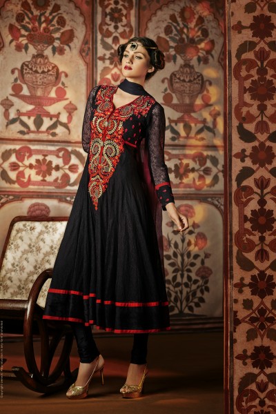 Meenakari Designer Long Anarkali 1