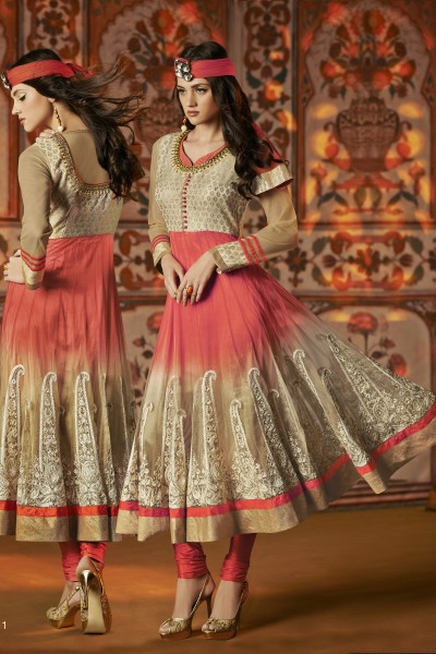 Meenakari Designer Long Anarkali 1