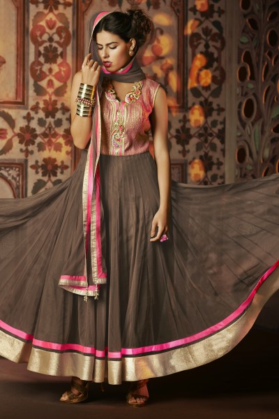 Meenakari Designer Long Anarkali 1