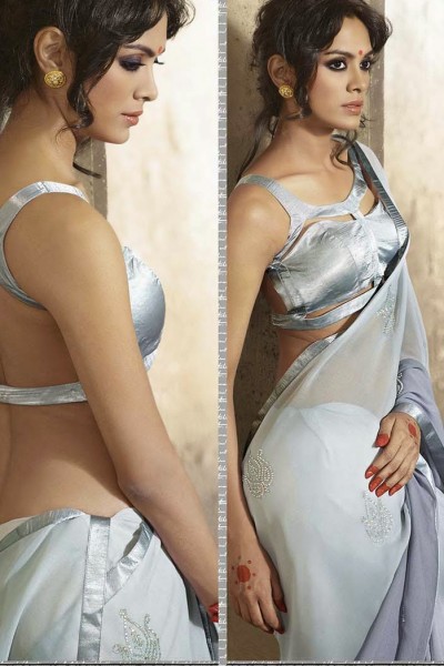 Grey Most Elegant Designer Saree