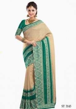 Orchid Premium Dupion Designer Silk Saree