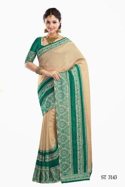 Orchid Premium Dupion Designer Silk Saree 1