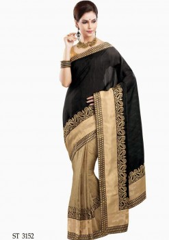 Orchid Premium Dupion Designer Silk Saree