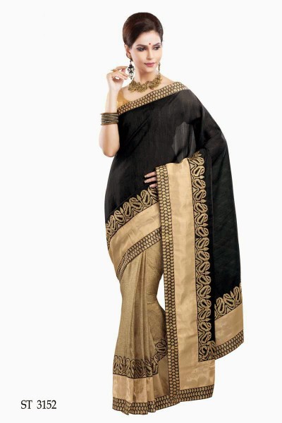 Orchid Premium Dupion Designer Silk Saree 1