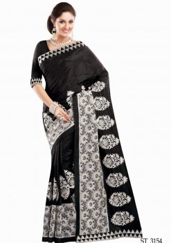 Orchid Premium Dupion Designer Silk Saree