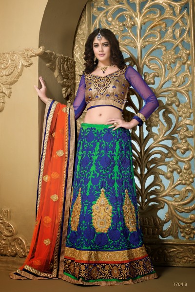 Precious Moment Designer Semi Stitch Lehenga 1