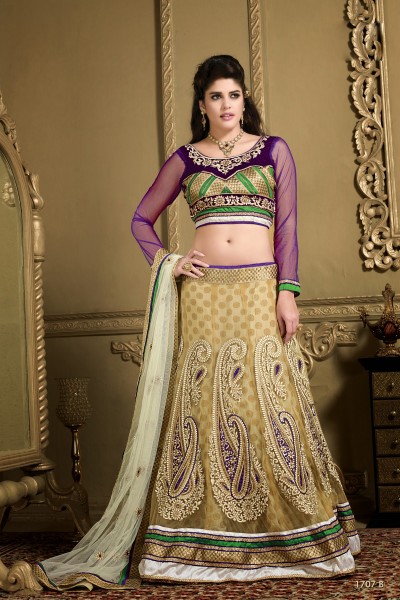 Precious Moment Designer Semi Stitch Lehenga 1