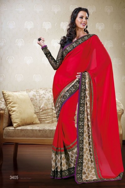 Stunning Beauty Designer Saree 1