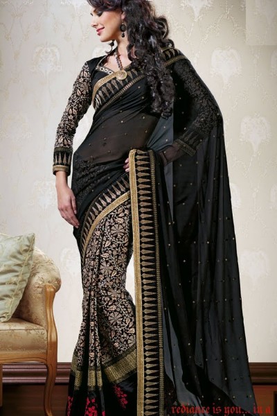 Stunning Beauty Designer Saree 1