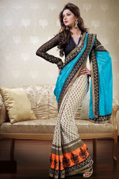 Stunning Beauty Designer Saree 1