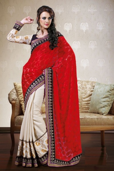 Stunning Beauty Designer Saree 1