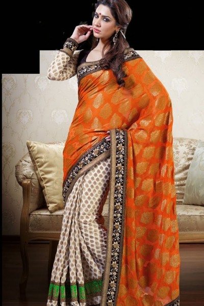 Stunning Beauty Designer Saree 1