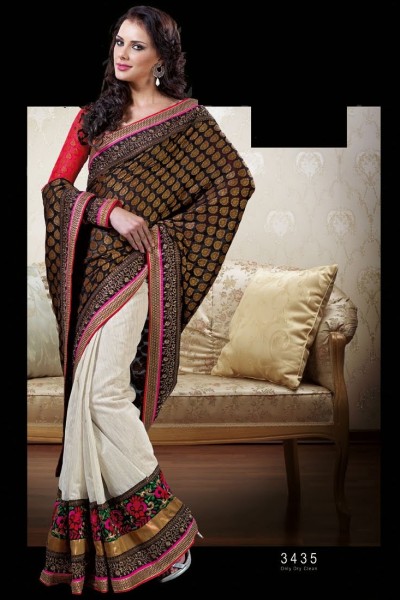 Stunning Beauty Designer Saree 1