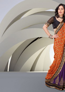 Sizzling Charm Designer Saree