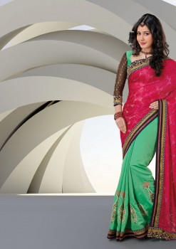 Sizzling Charm Designer Saree