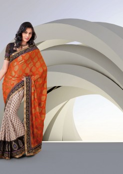 Sizzling Charm Designer Saree