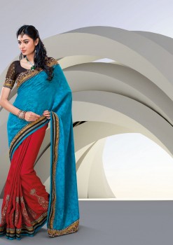 Sizzling Charm Designer Saree