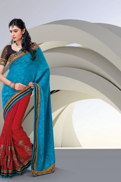 Sizzling Charm Designer Saree 1