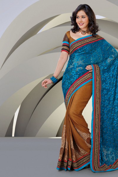 Sizzling Charm Designer Saree 1