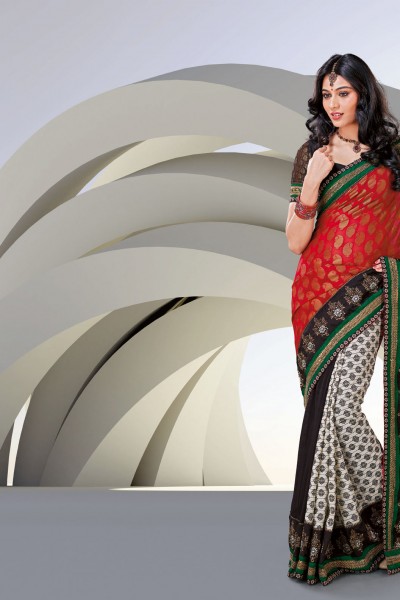 Sizzling Charm Designer Saree 1