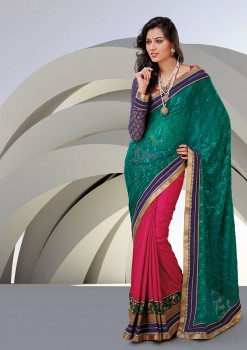 Sizzling Charm Designer Saree