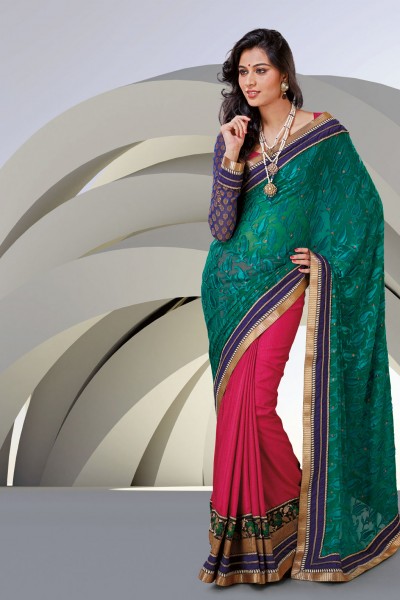 Sizzling Charm Designer Saree 1