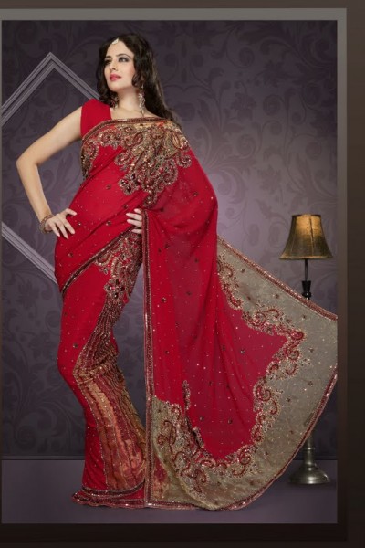 Traditional Attire Designer Saree 1