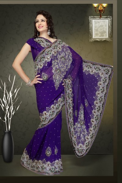 Traditional Attire Designer Saree 1