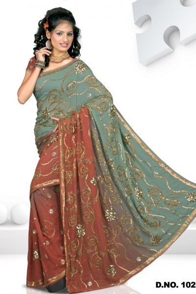 Express Delivery - Designer Saree 1