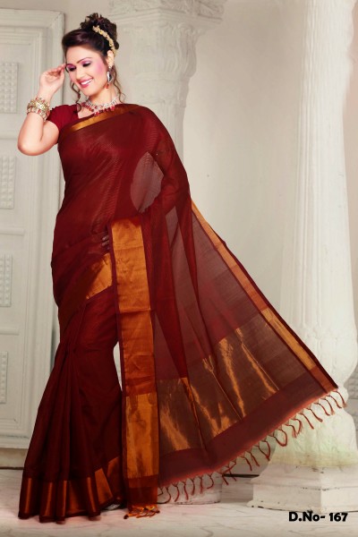  Pure Silk Cotton Designer Saree 1