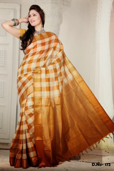  Pure Silk Cotton Designer Saree 1