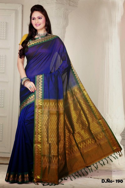  Pure Silk Cotton Designer Saree 1