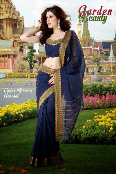 Cotton Blends Designer Saree 1