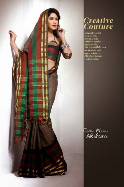 Cotton Blends Designer Saree 1