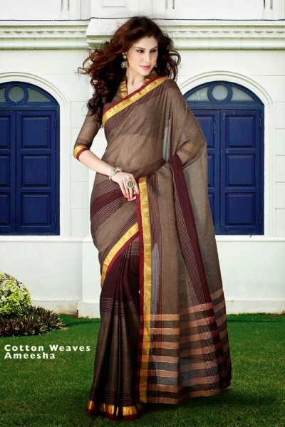 Cotton Blends Designer Saree 1