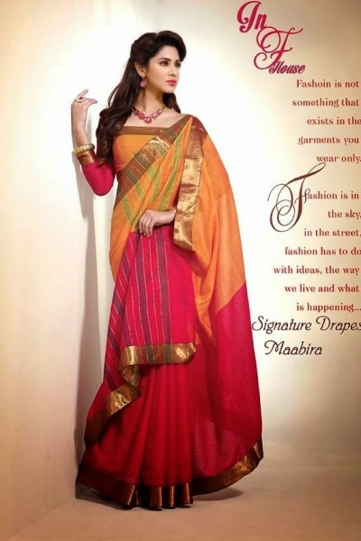 Cotton Blends Designer Saree 1