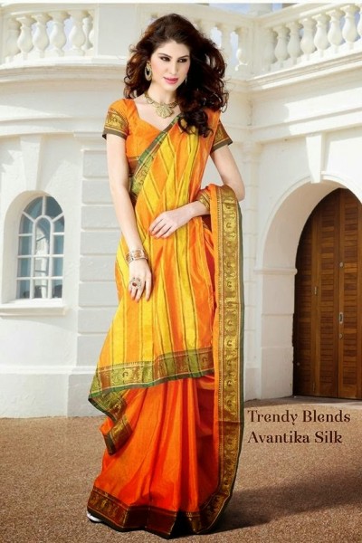 Cotton Blends Designer Saree 1