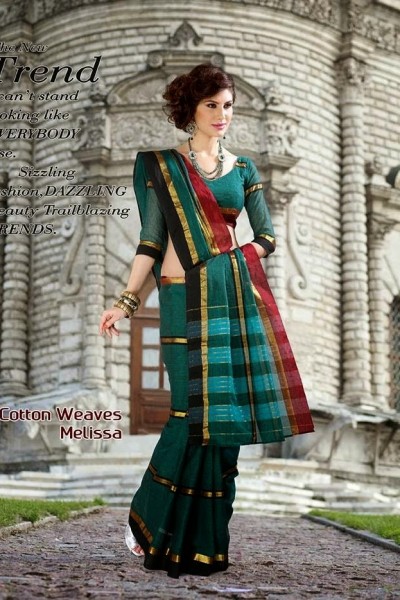 Cotton Blends Designer Saree 1