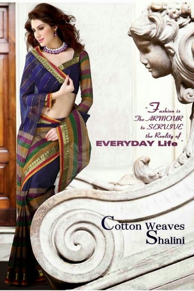 Cotton Blends Designer Saree 1