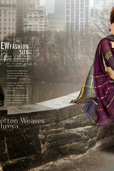 Cotton Blends Designer Saree 1