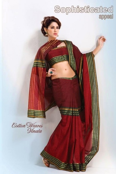 Cotton Blends Designer Saree 1