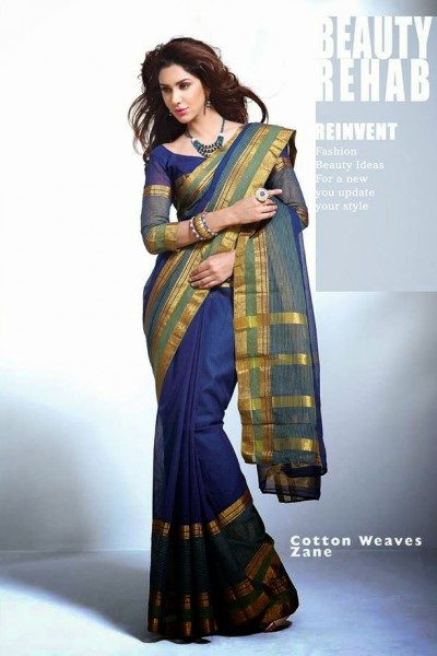 Cotton Blends Designer Saree 1