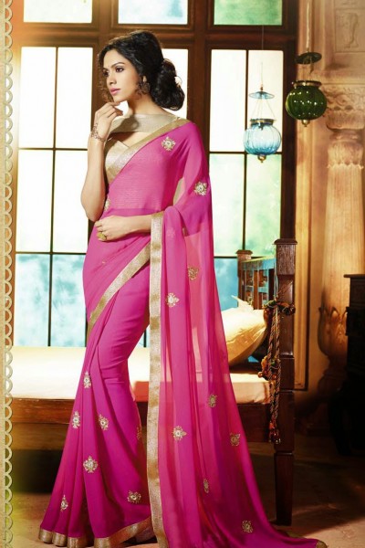 Colourful Elegant Designer Saree 1