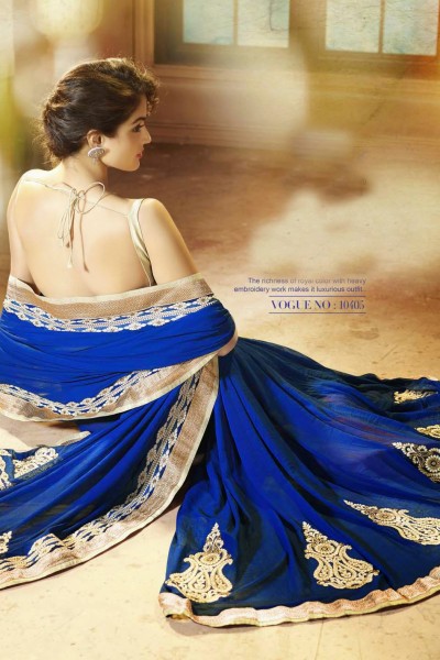 Colourful Elegant Designer Saree 1