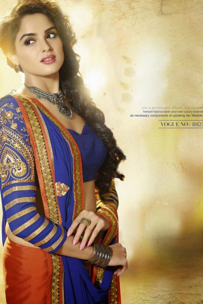 Colourful Elegant Designer Saree