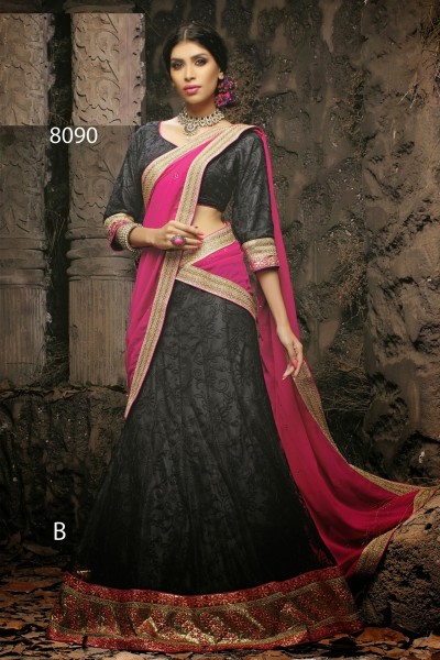 Designer Semi Stitched Lehenga 1